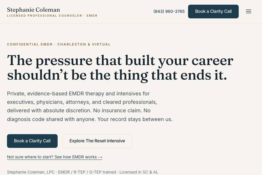 Stephanie Coleman, LPC homepage